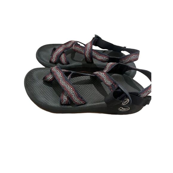Chacos Men's Z/1 Yampa Sandals Size 9 Navy Red White Adjustable Straps - Picture 7 of 10